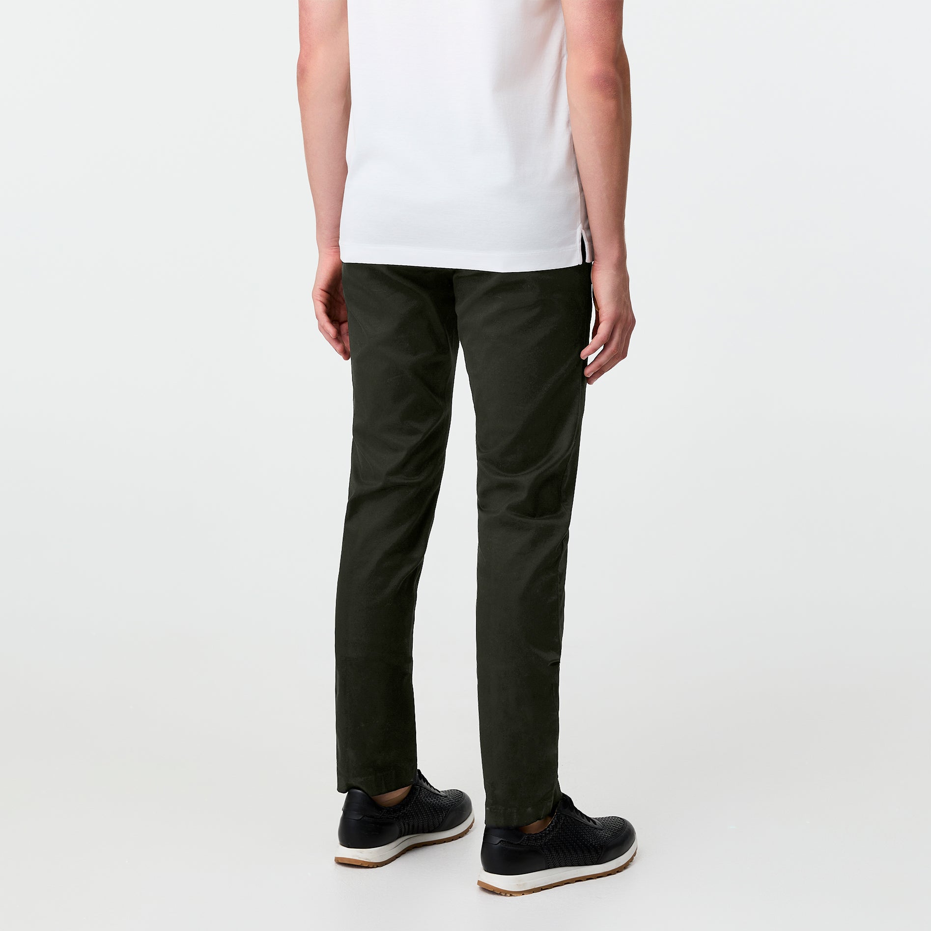 Tech Cotton Stretch Slim Pant Olive