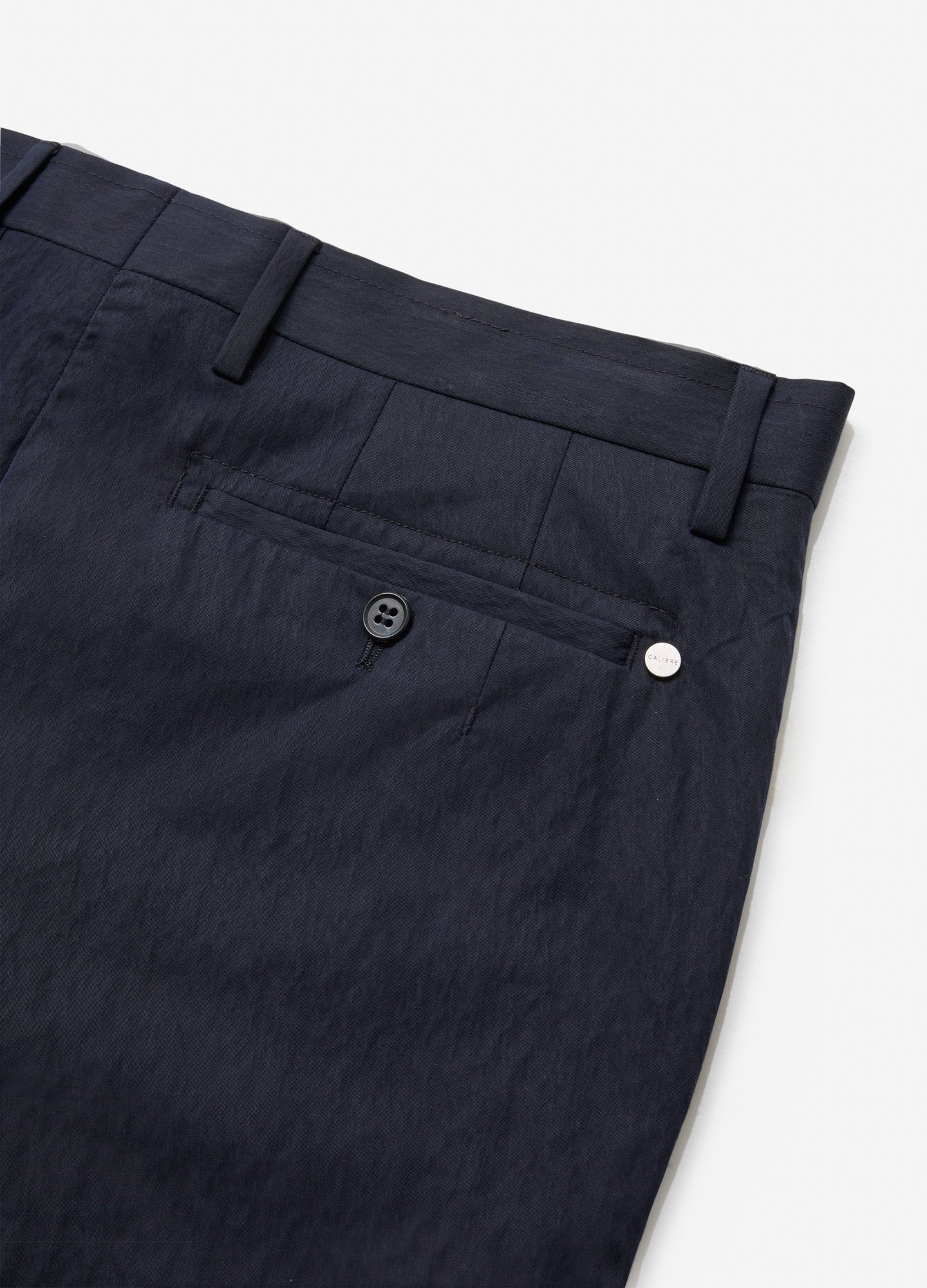 Textured Twill Shorts Navy