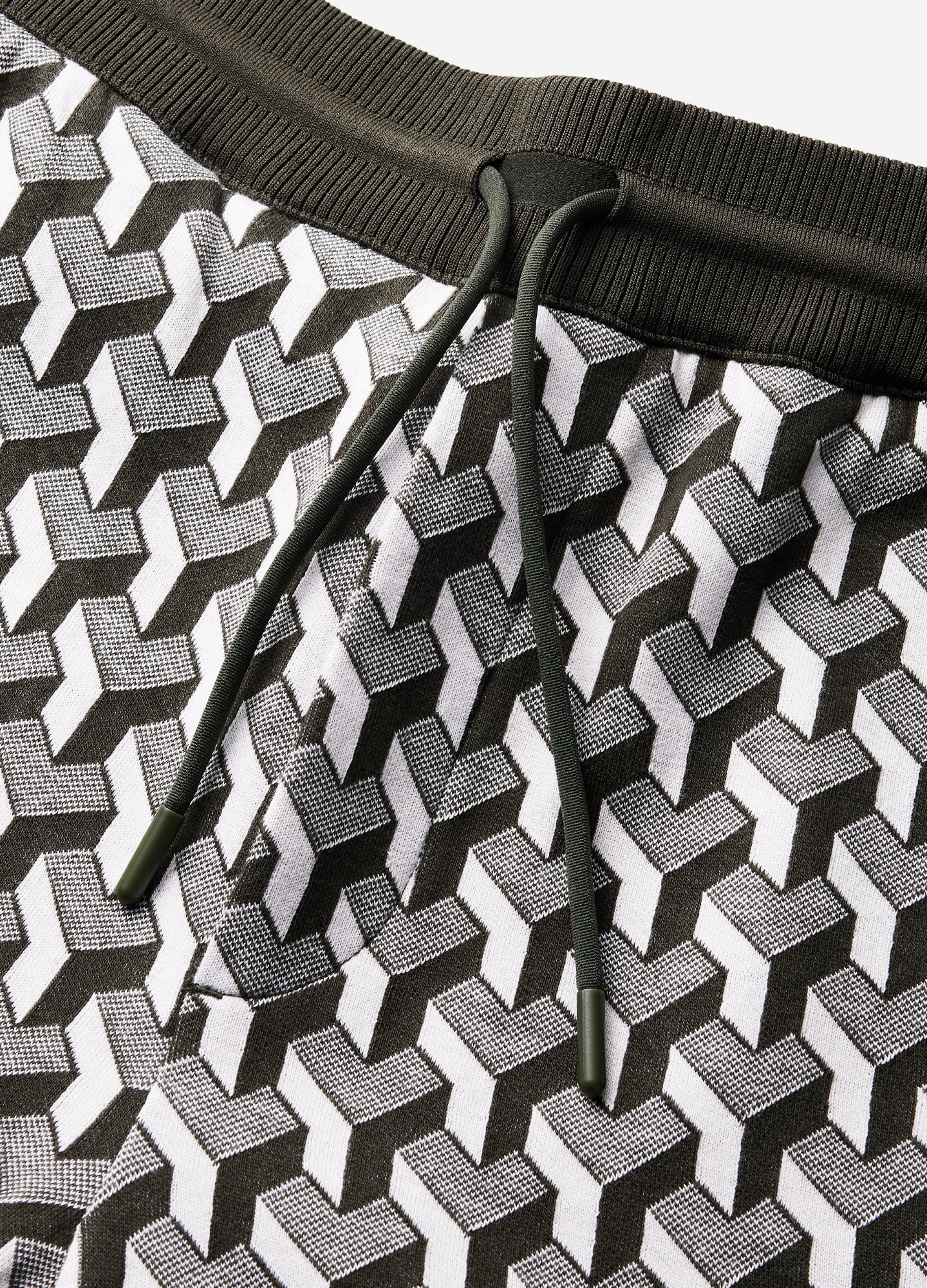 Jacquard Sweat Shorts Thyme