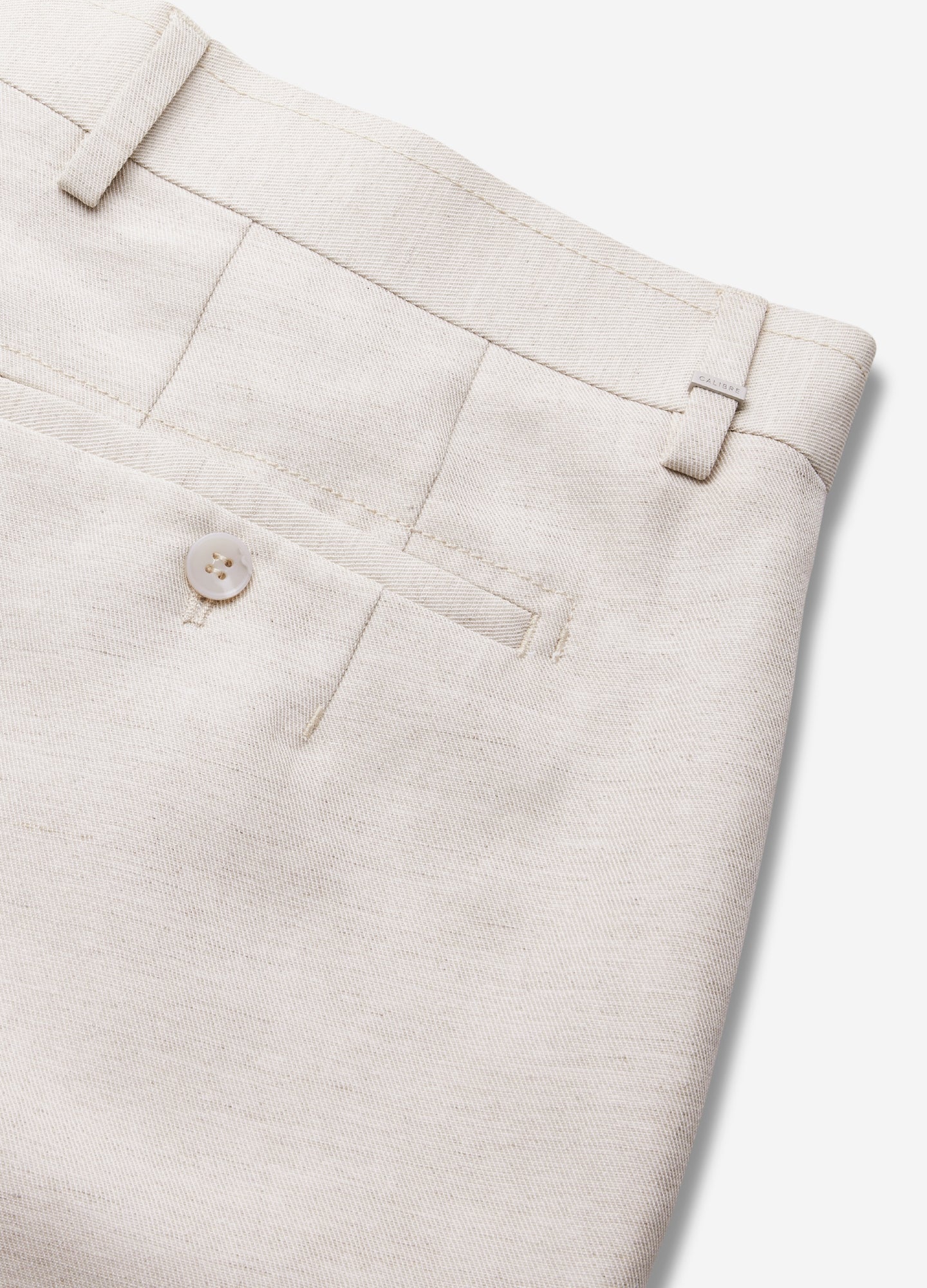 Cotton Twill Shorts Natural