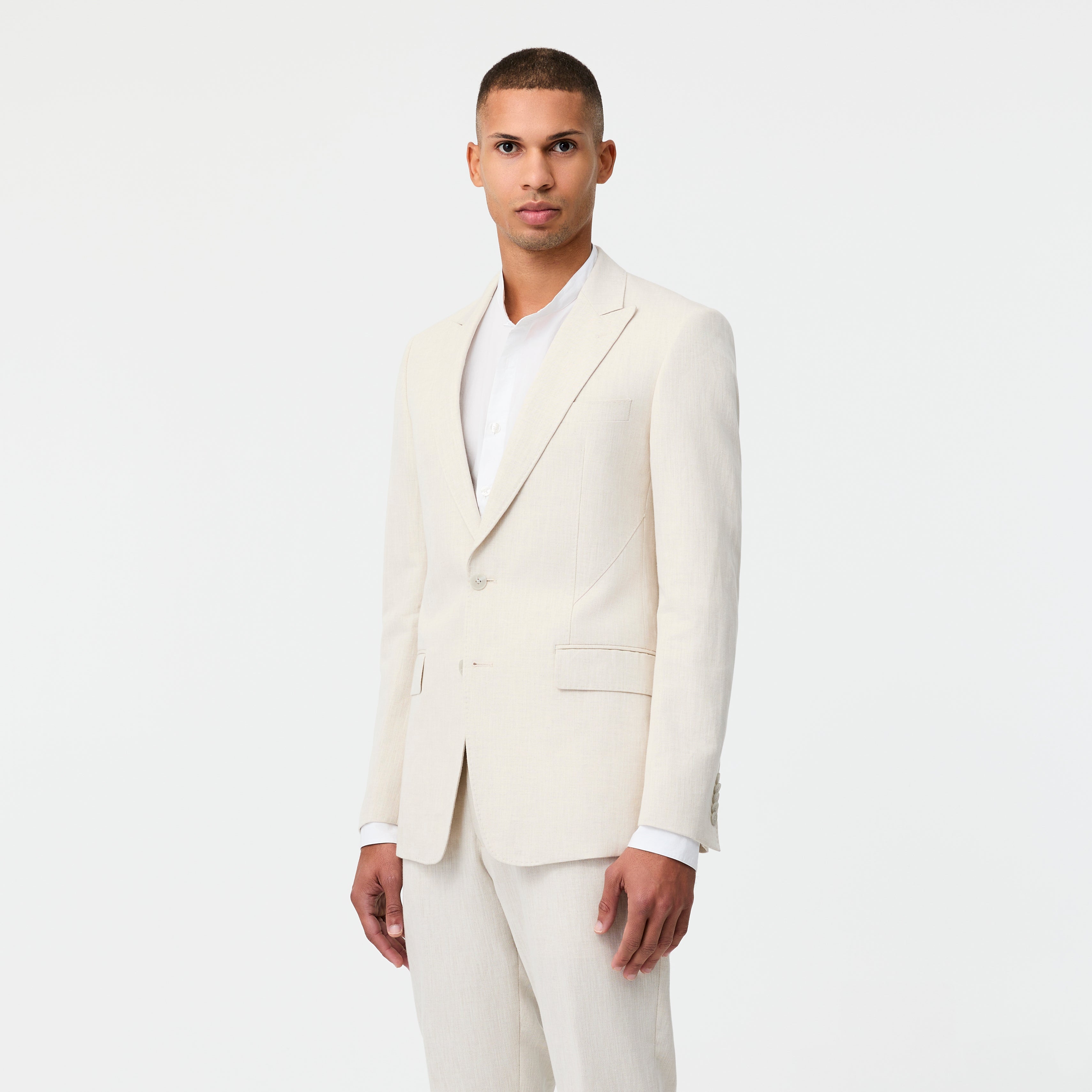 【THE MOZZ】[Premium] The Cash Real Linen Jacket Nella Linen Jacket – Gorsuch