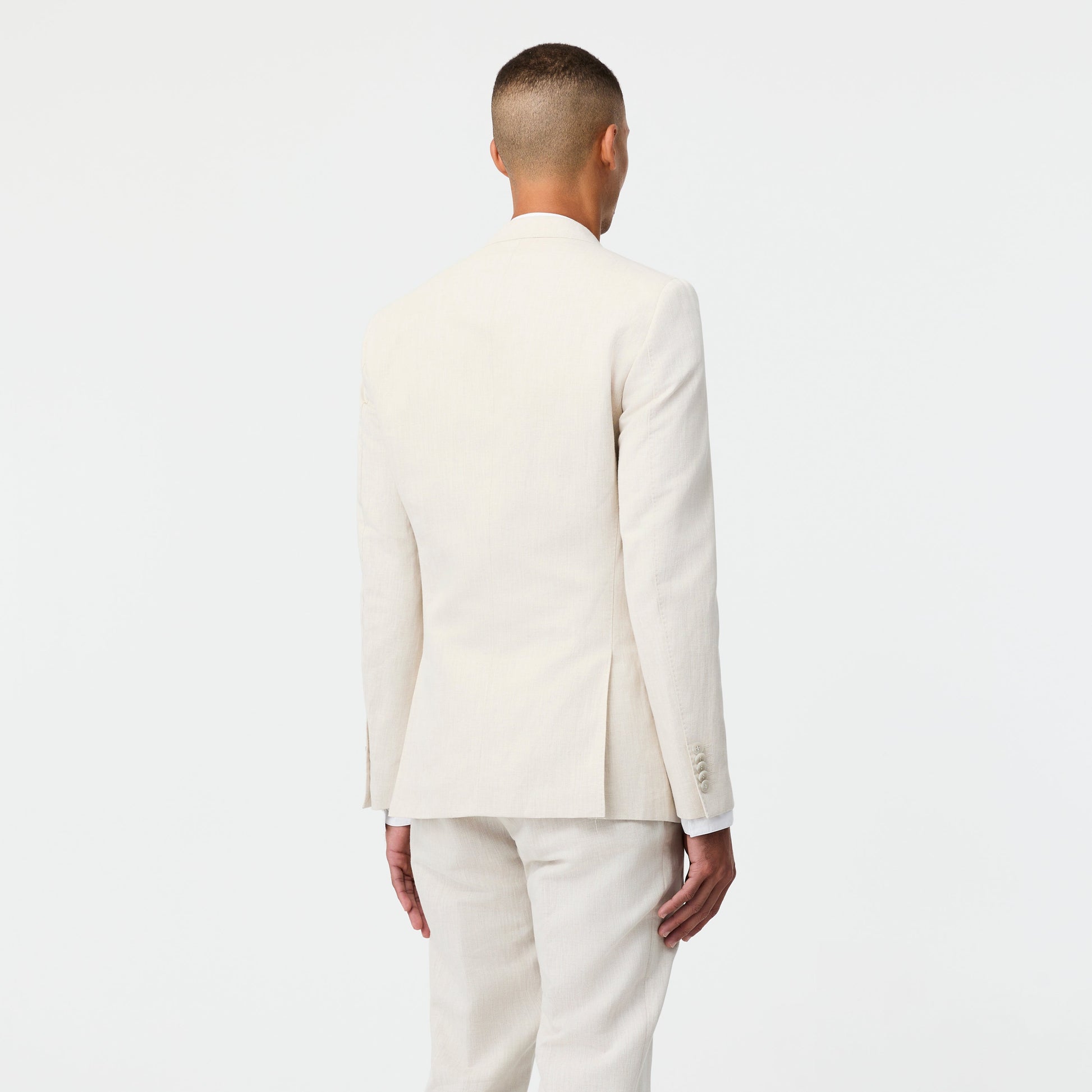 Linen Cotton Sports Coat  Natural