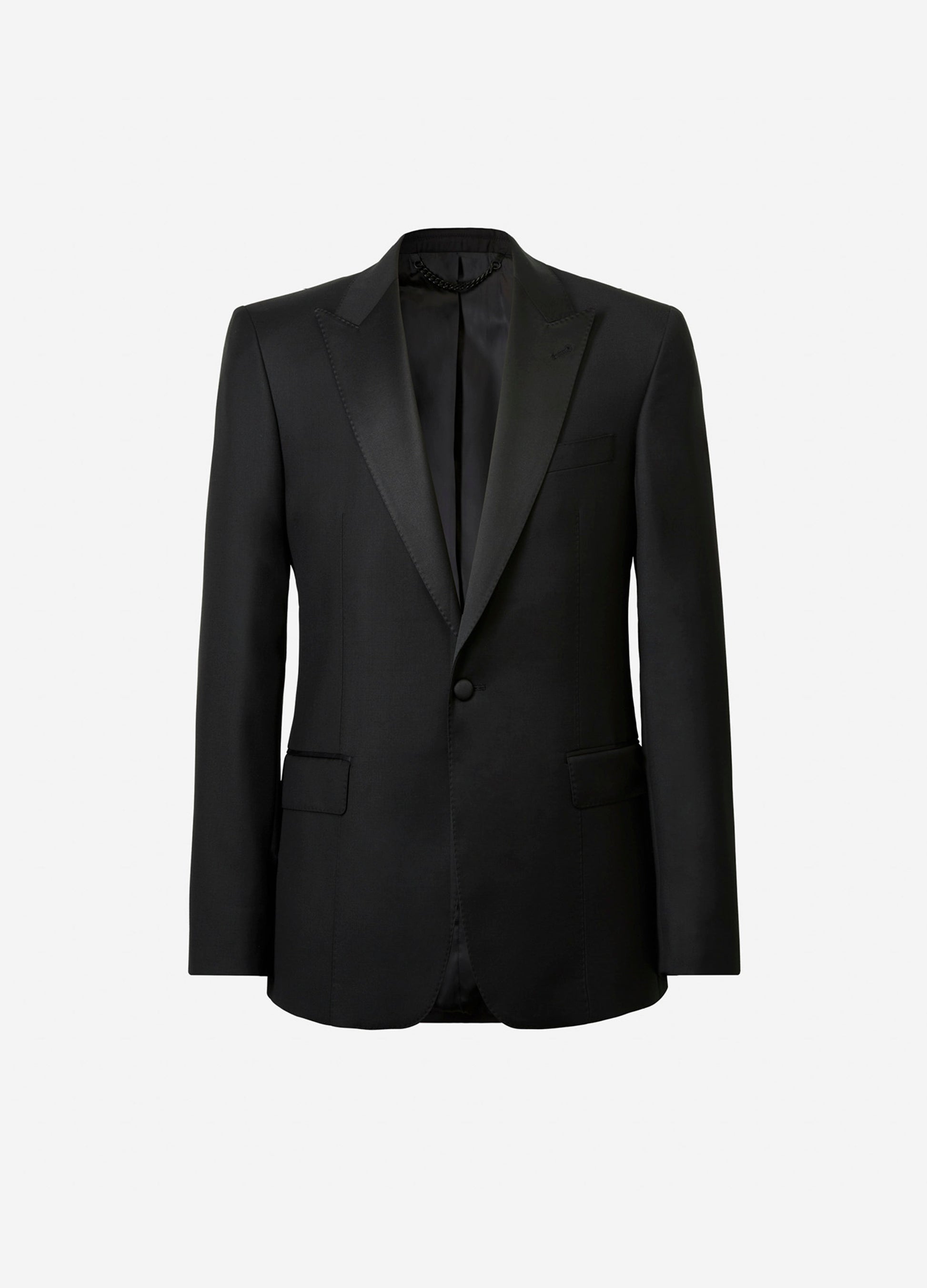 Modern Tuxedo Jacket Black