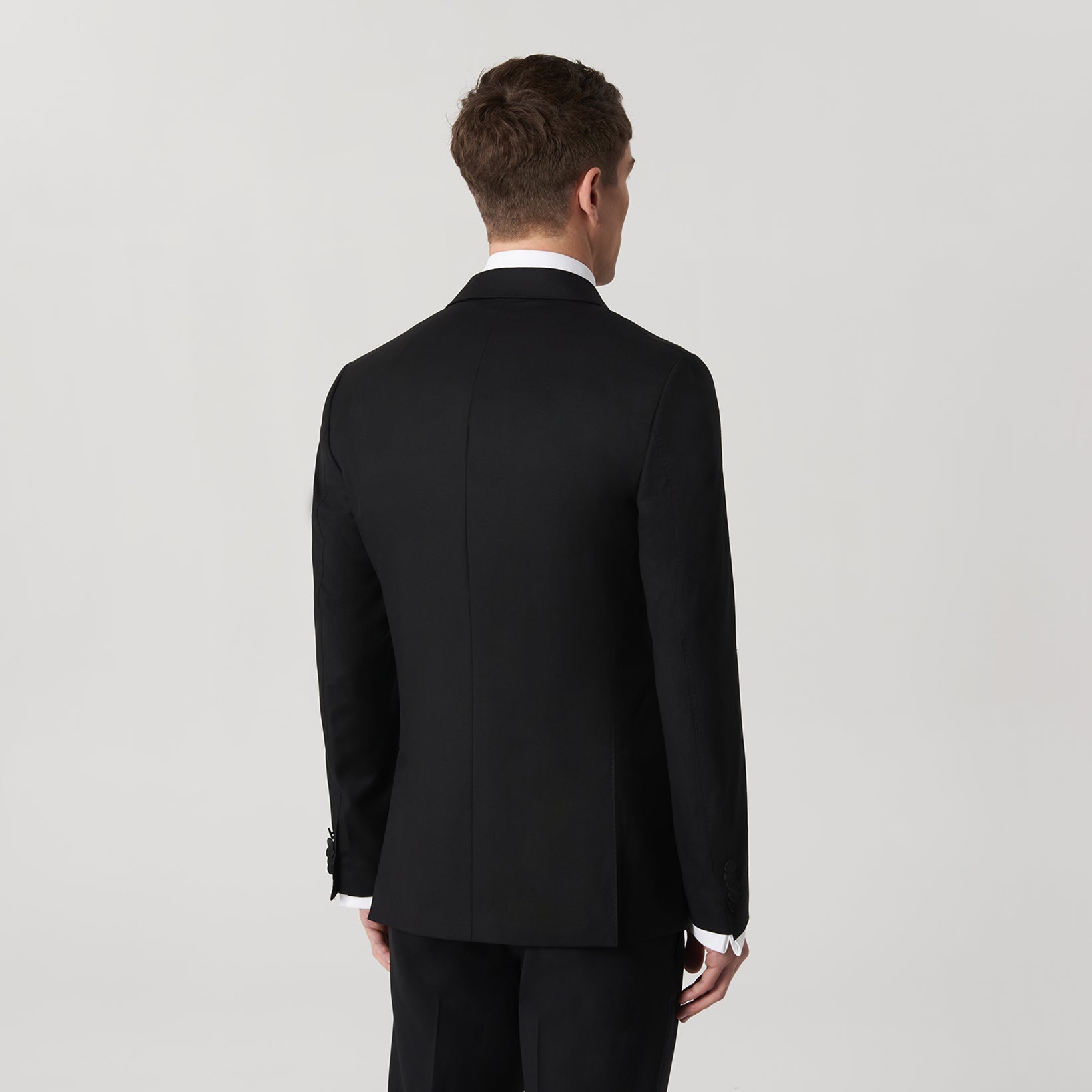 Modern Tuxedo Jacket Black