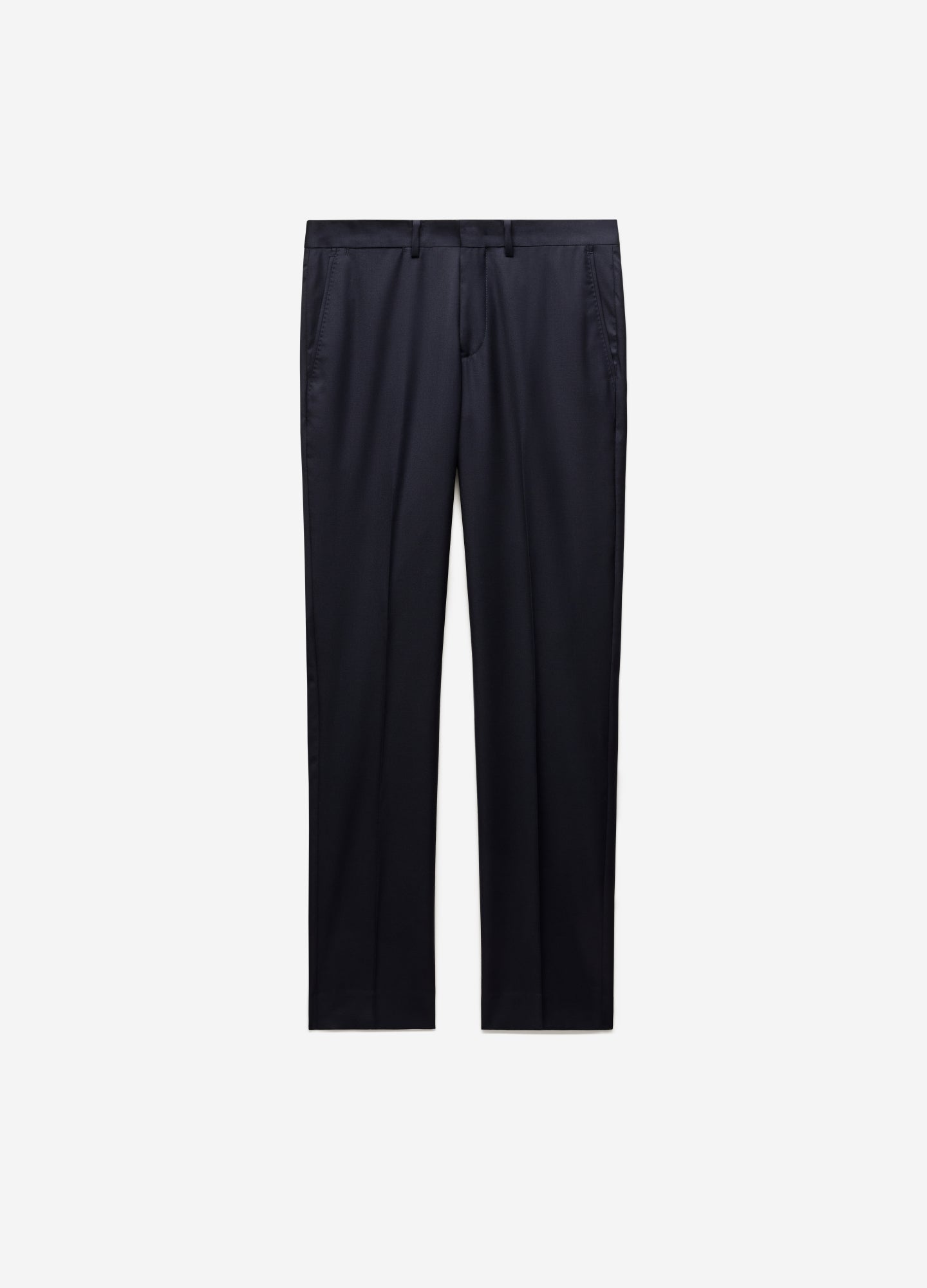 Extra Slim Wool Twill Pants Navy Dark