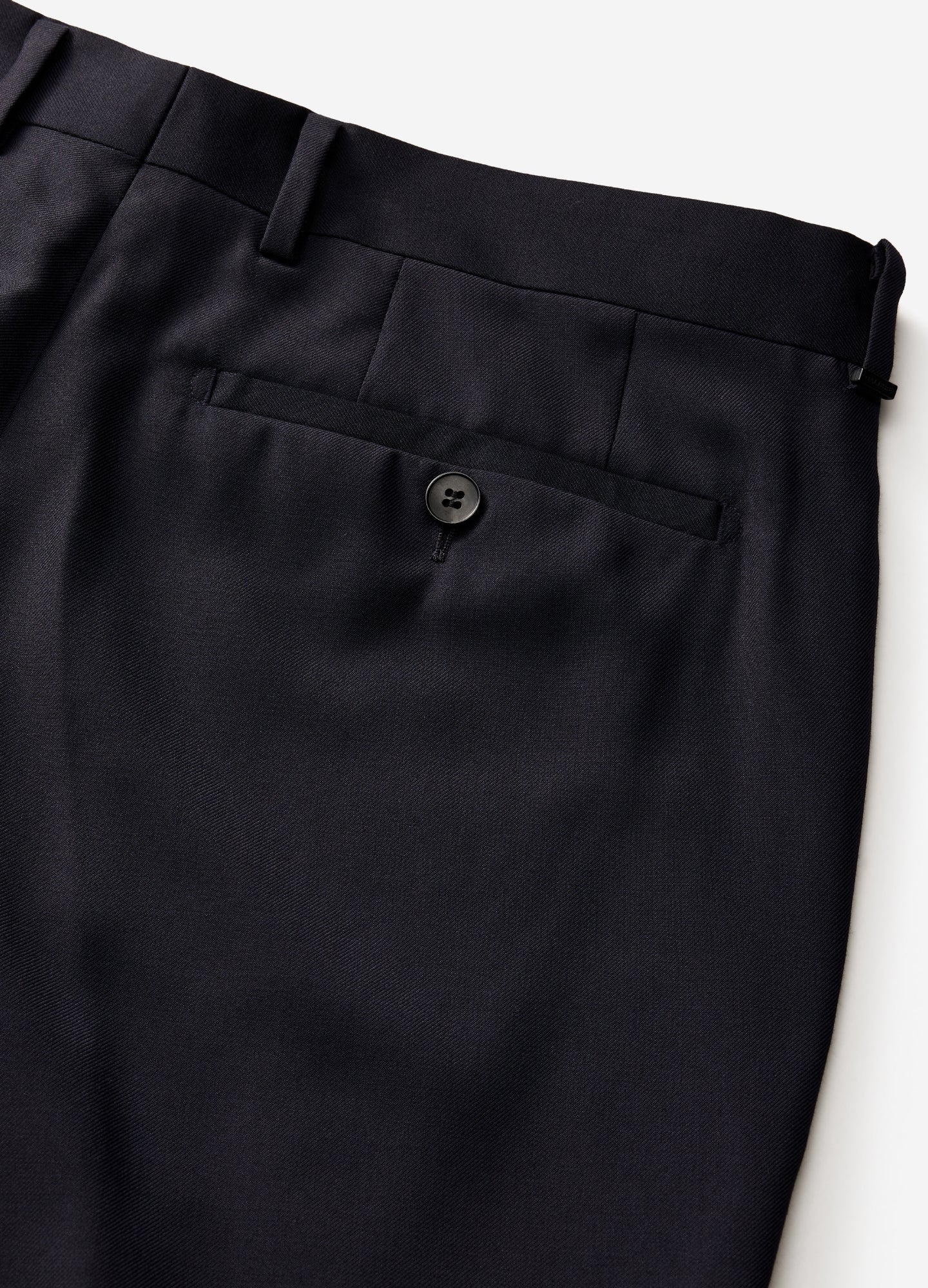 Extra Slim Wool Twill Pants Navy Dark