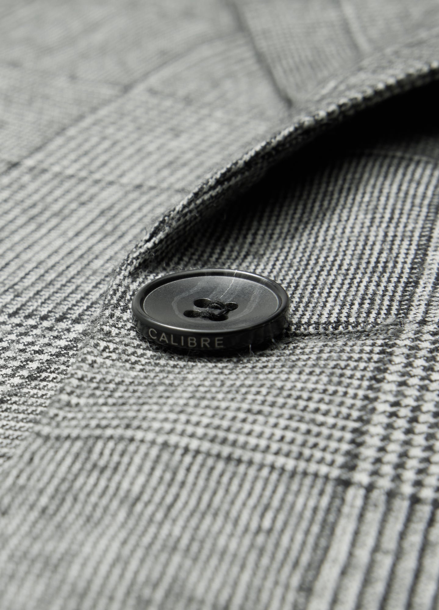 Glen Check Suit Jacket Grey