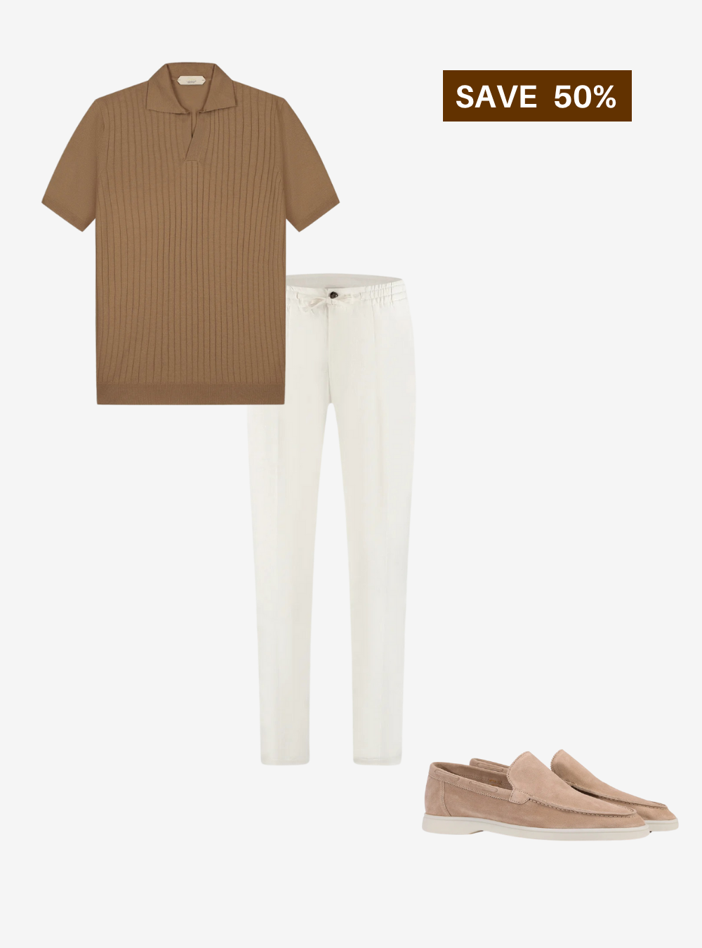 Old Money Official - Polo Caramello - 3 pezzi