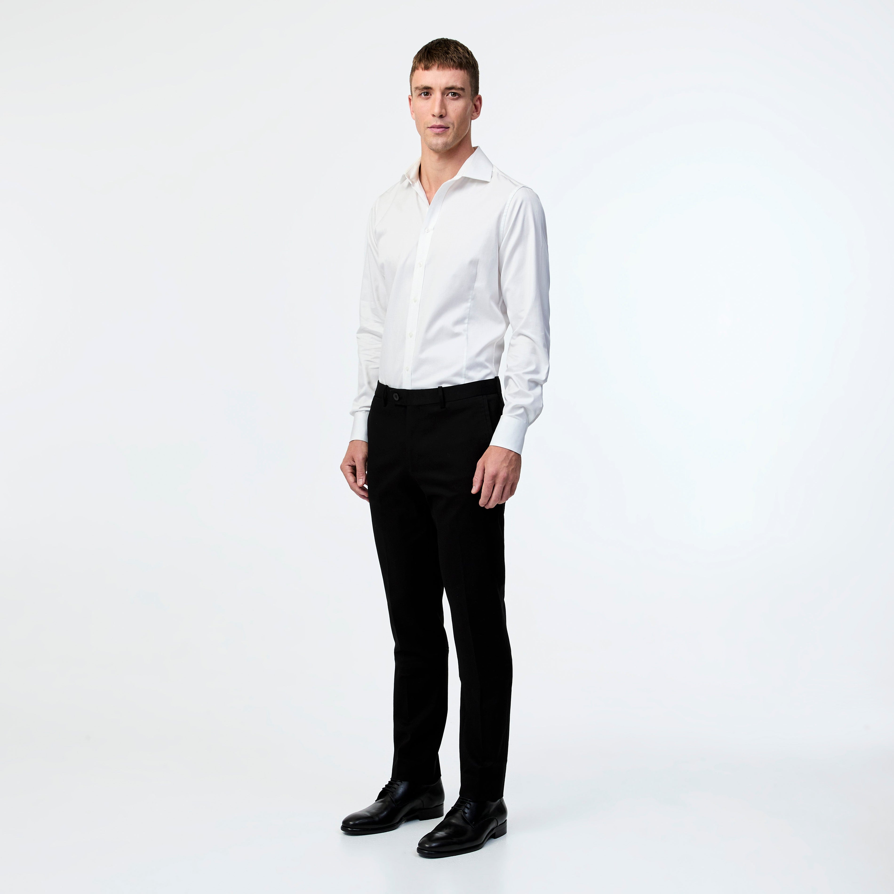 Signature Tailored Twill Shirt White