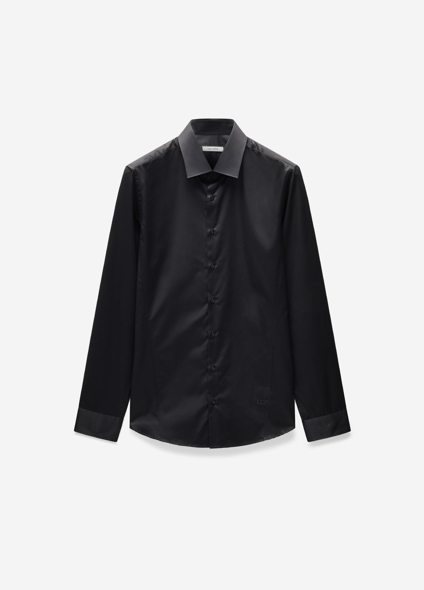 Camicia in twill raffinato nero