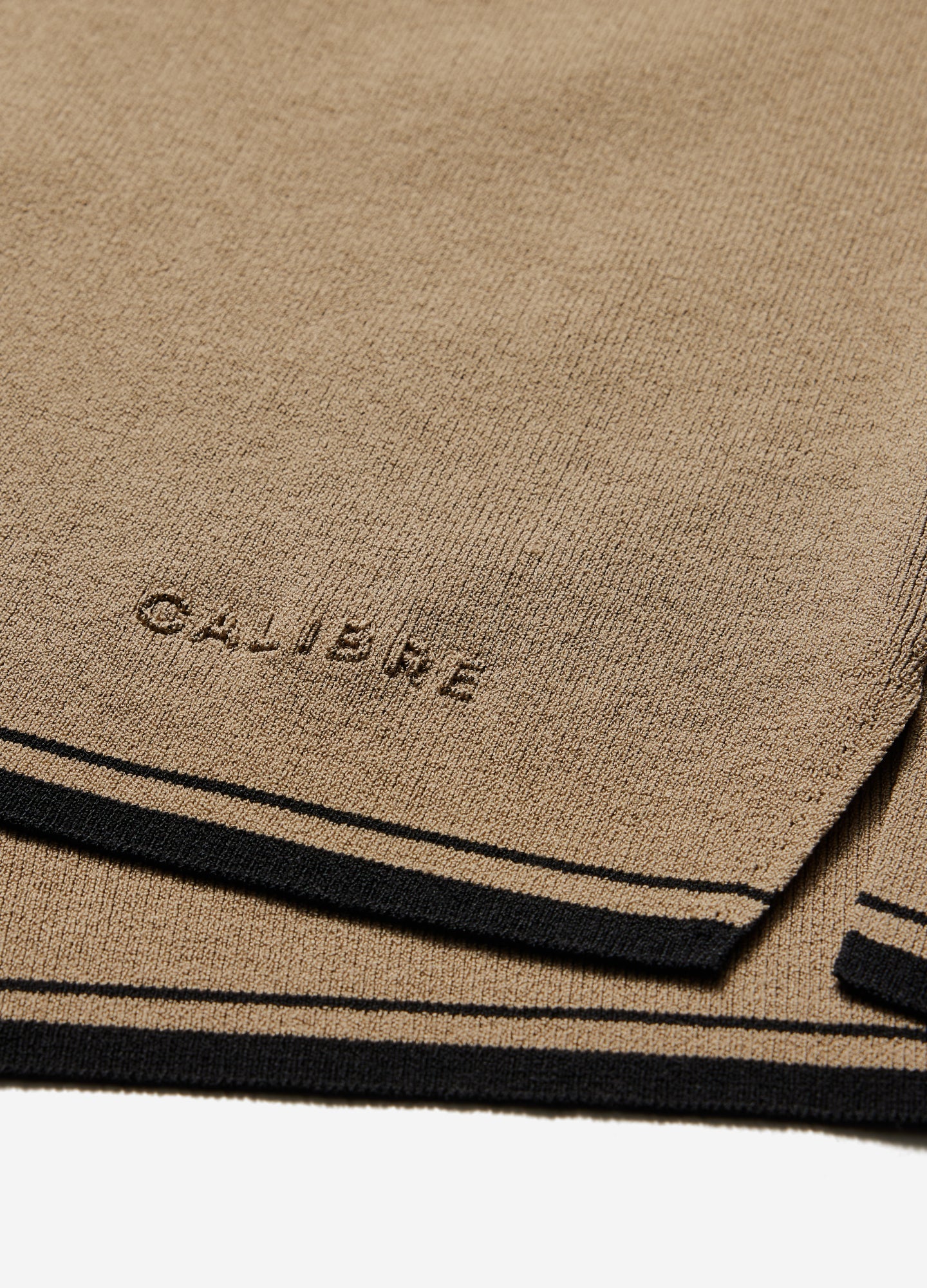 Tipped Edge Long Sleeve Polo Sand