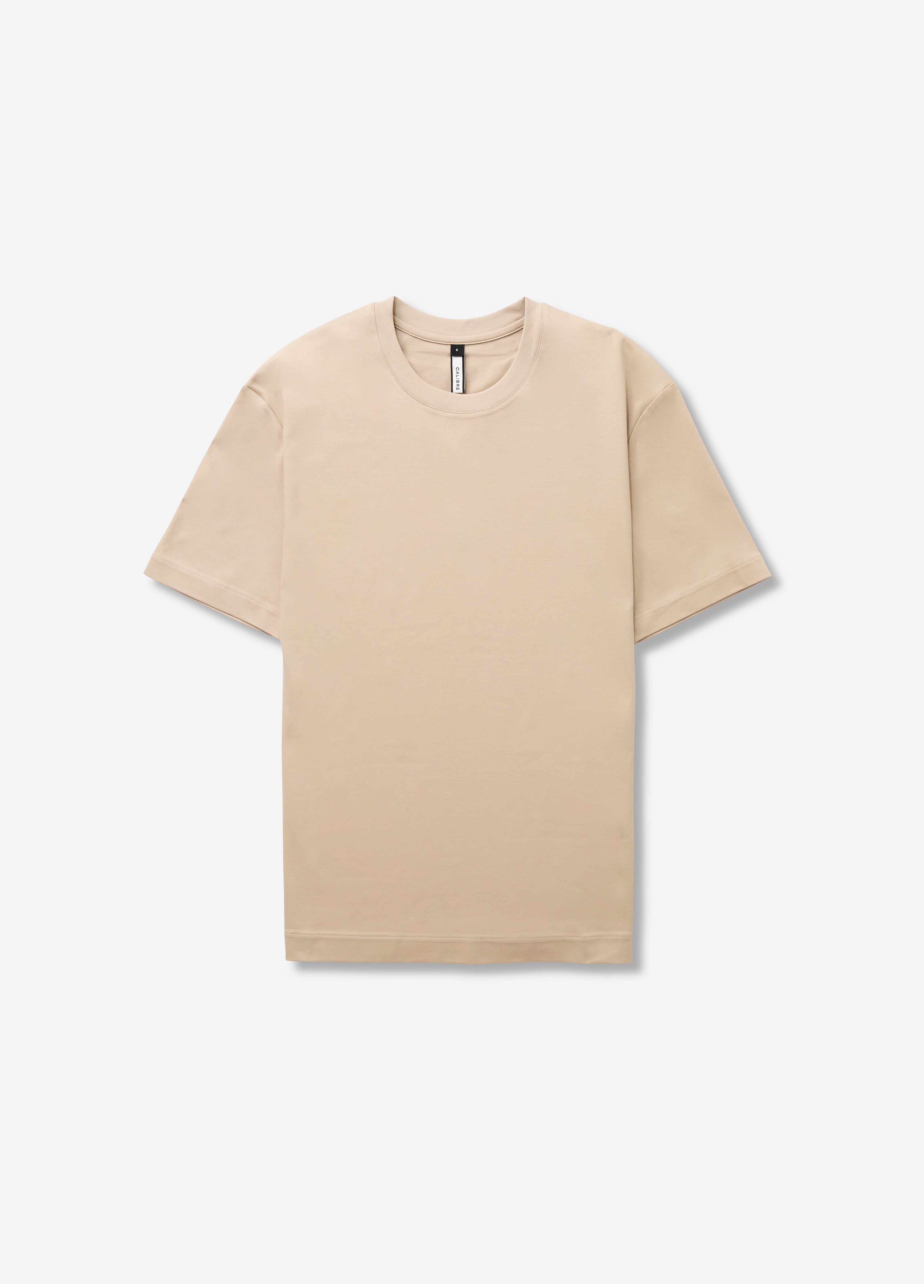 Relaxed Fit Crew Neck T-shirt Sand