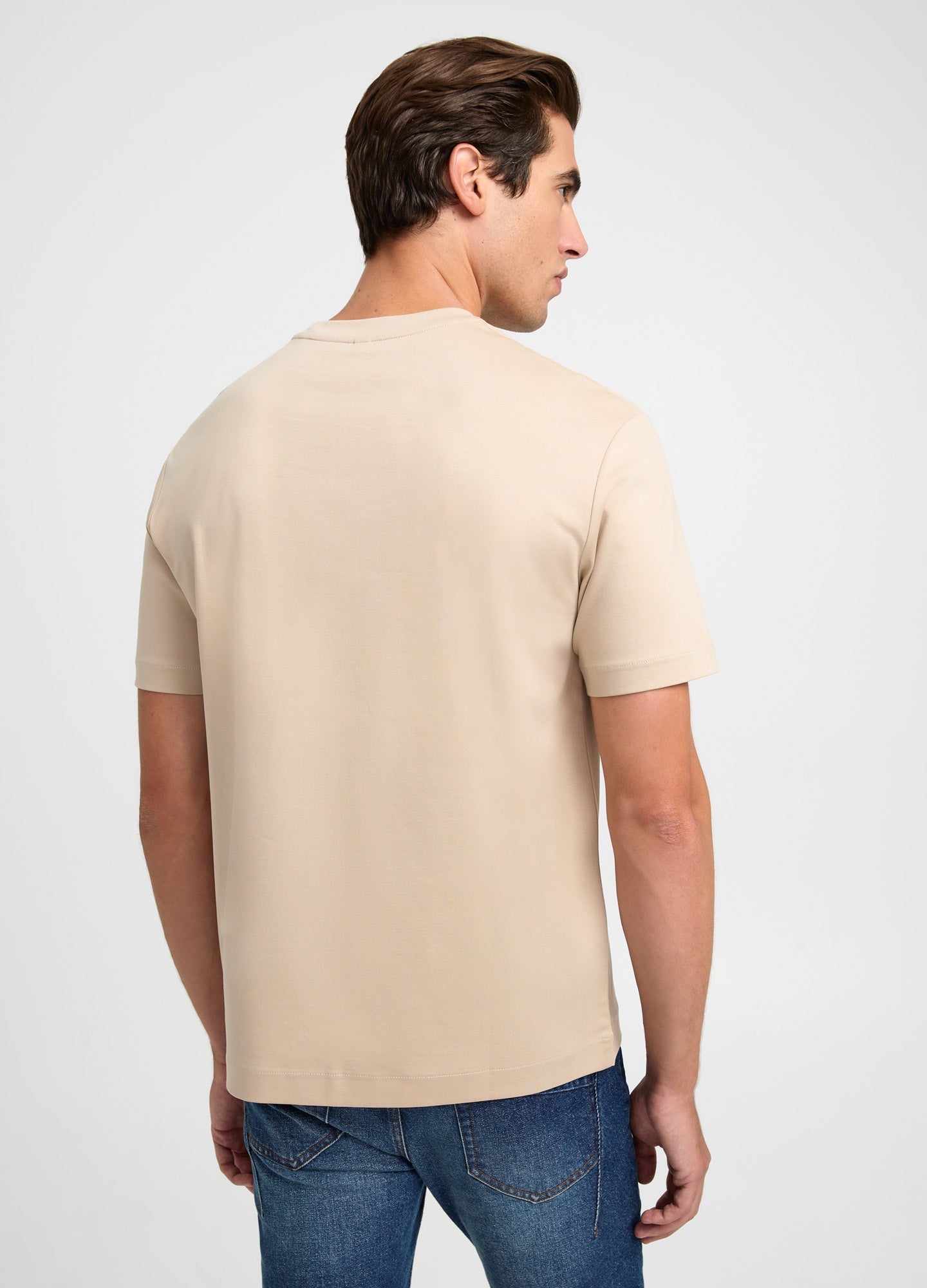 Relaxed Fit Crew Neck T-shirt Sand