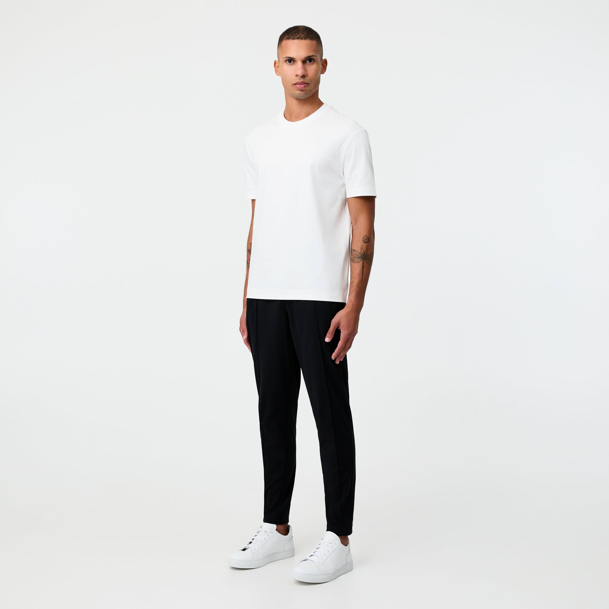 Relaxed Fit Crew Neck T-shirt White