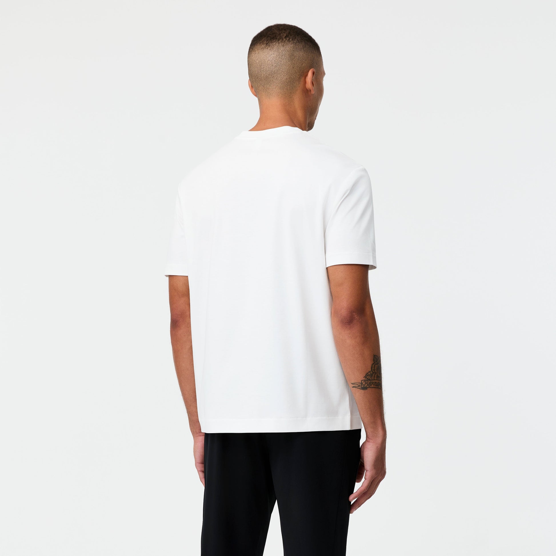 Relaxed Fit Crew Neck T-shirt White