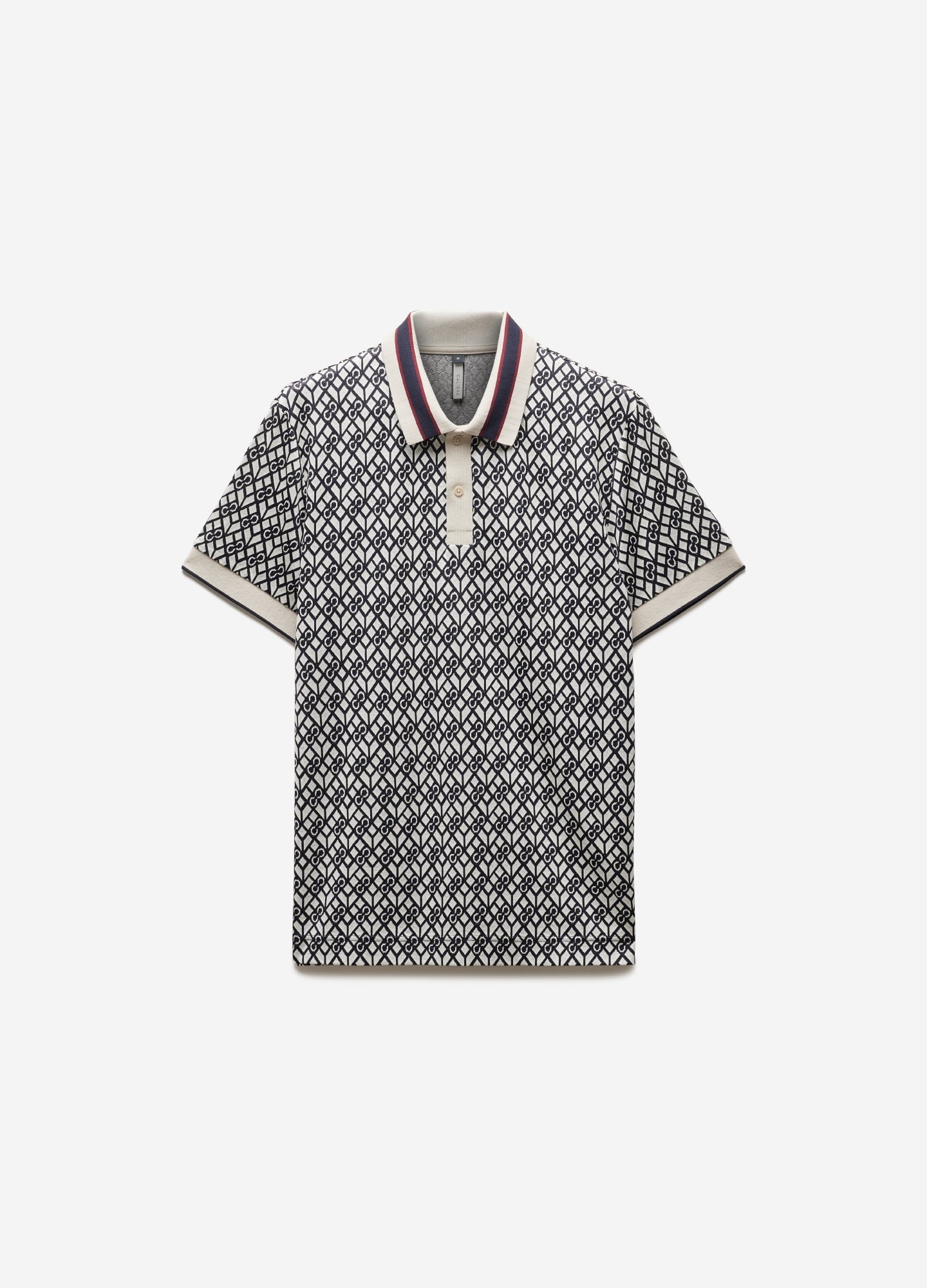 Monogram Jacquard Polo Navy