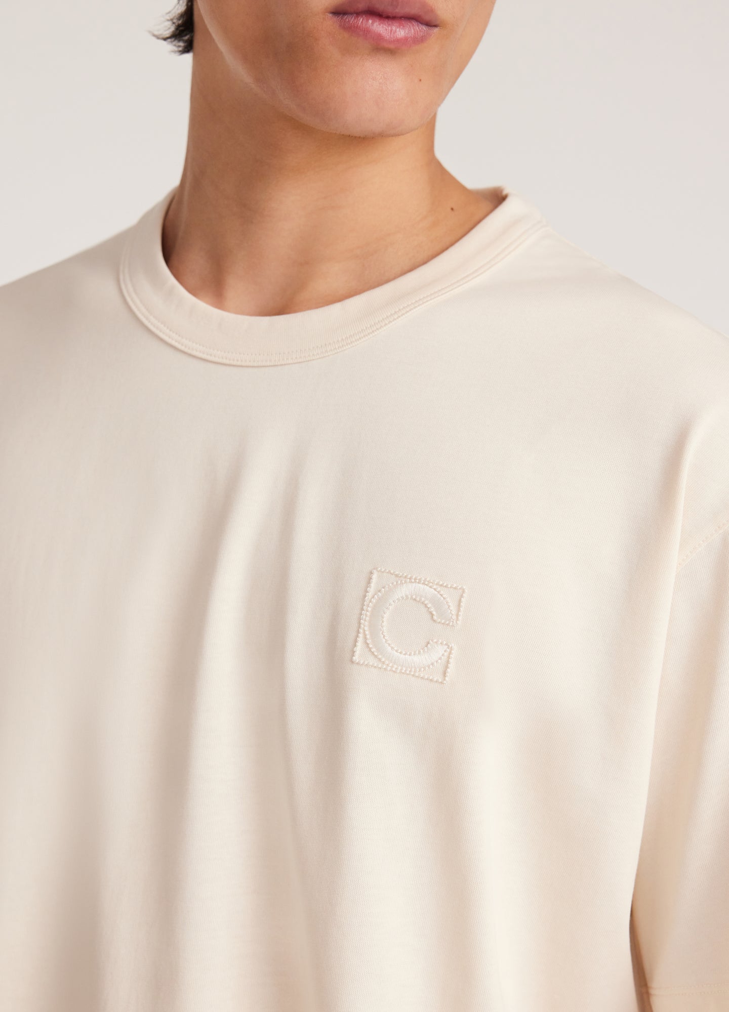 Loose Fit T-shirt Cream
