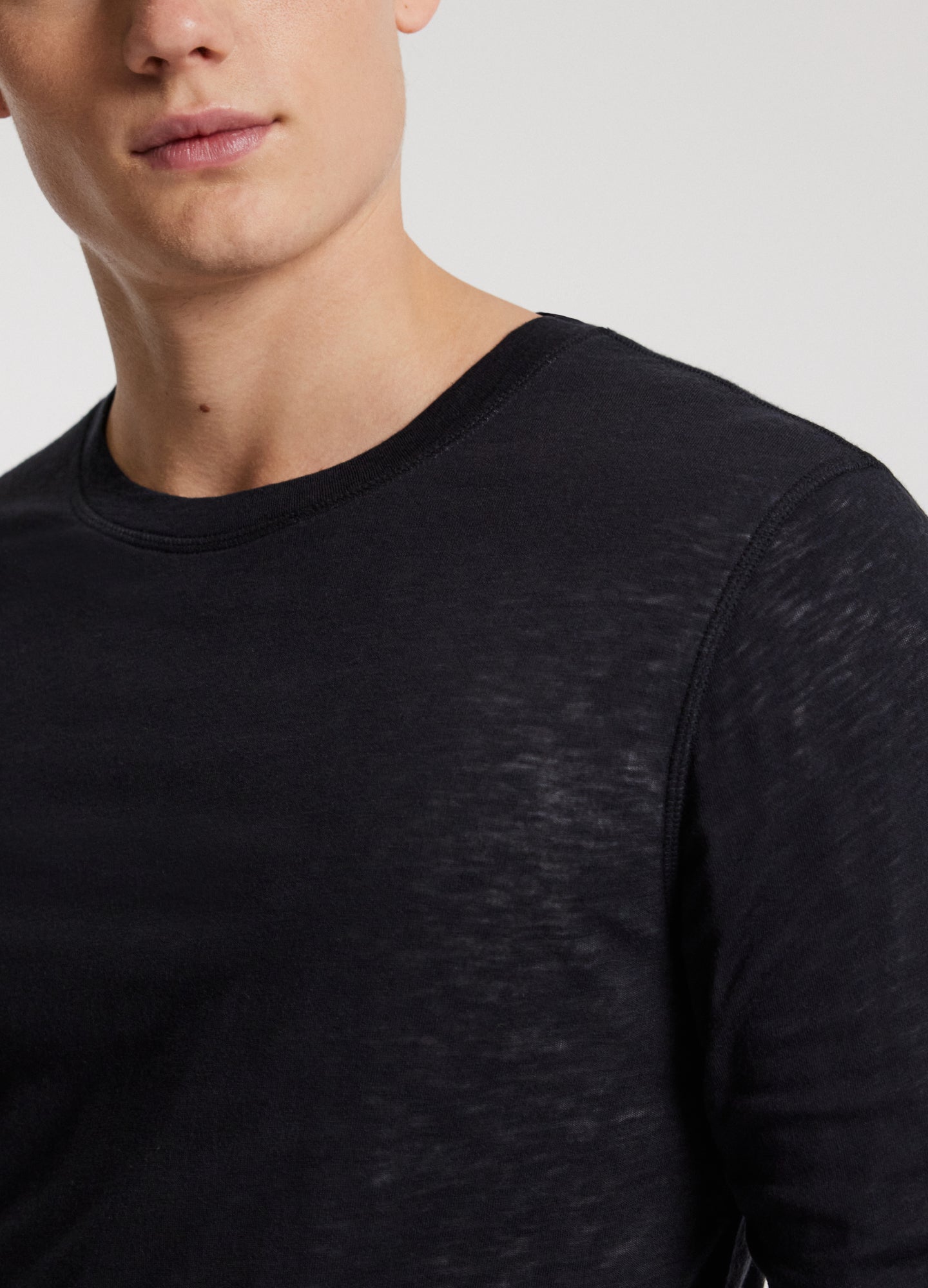 Long Sleeve Double Layer T-shirt Ink