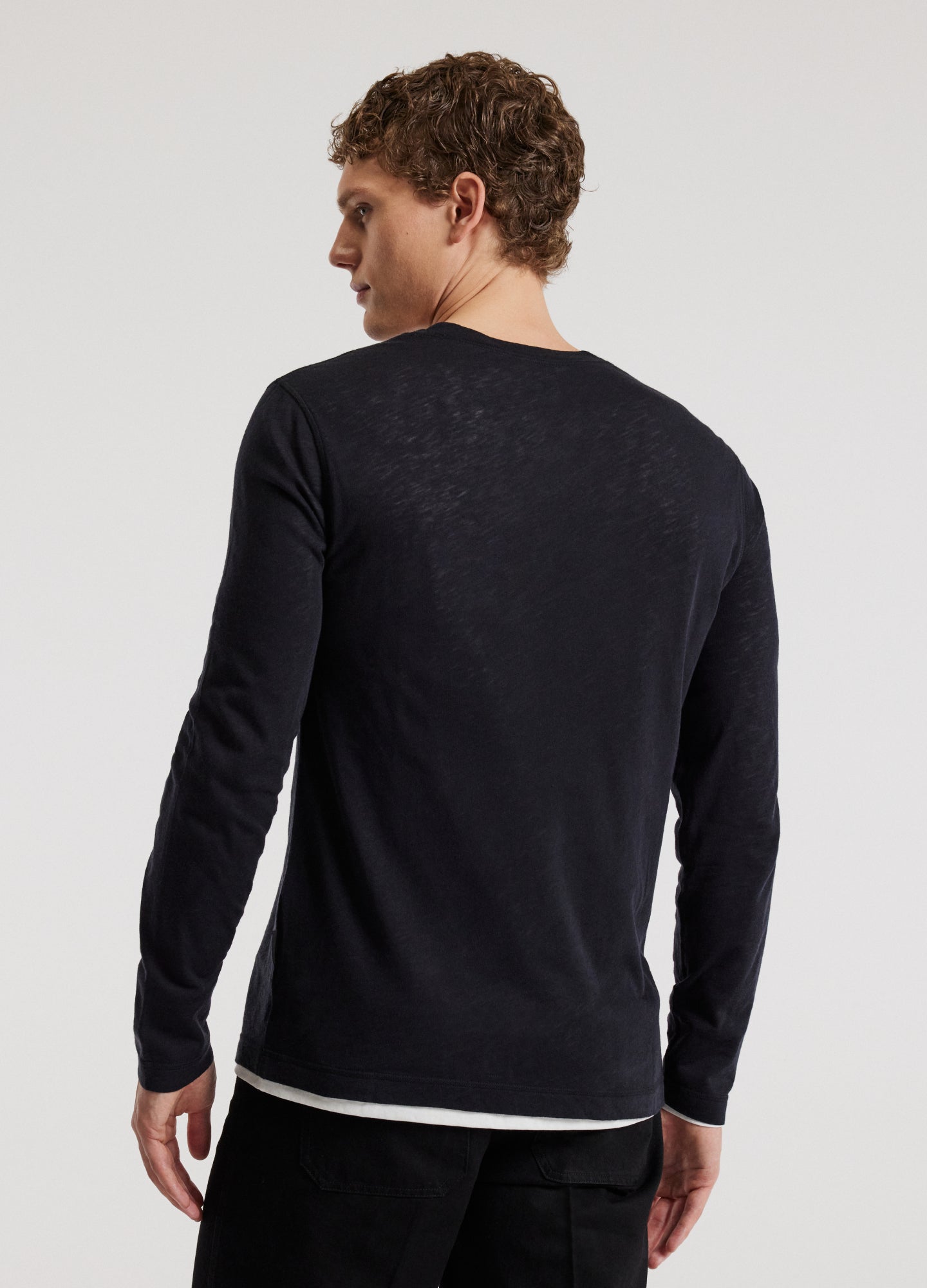 Long Sleeve Double Layer T-shirt Ink