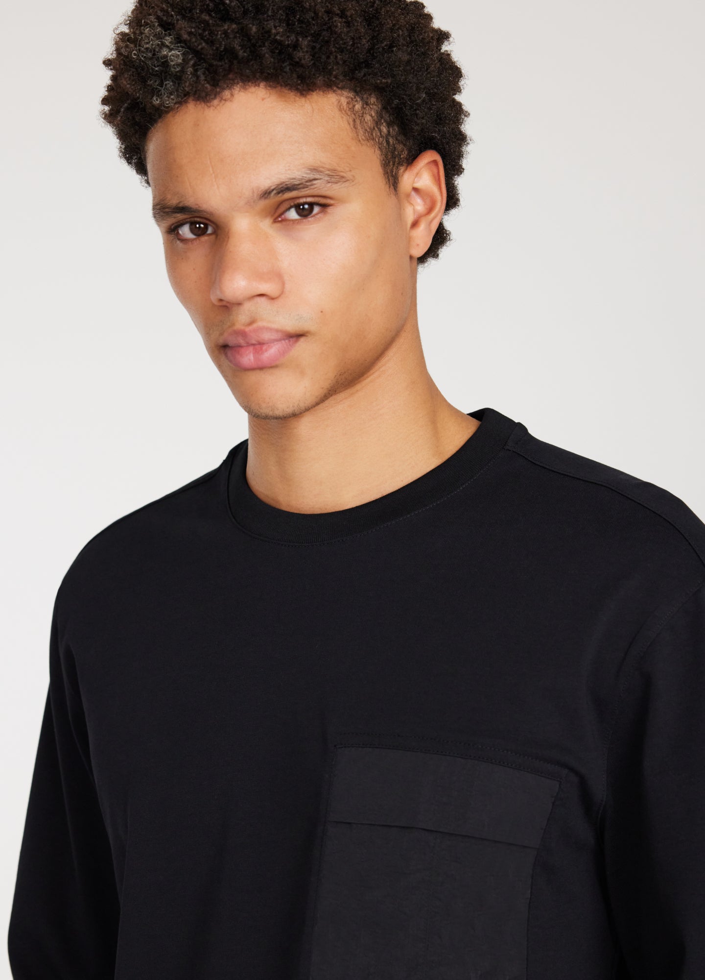 Long Sleeve Utility T-shirt Black