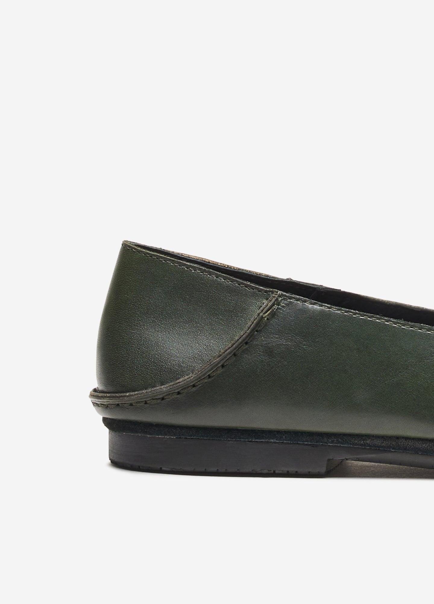 Soft Slip On Loafer Dark Green