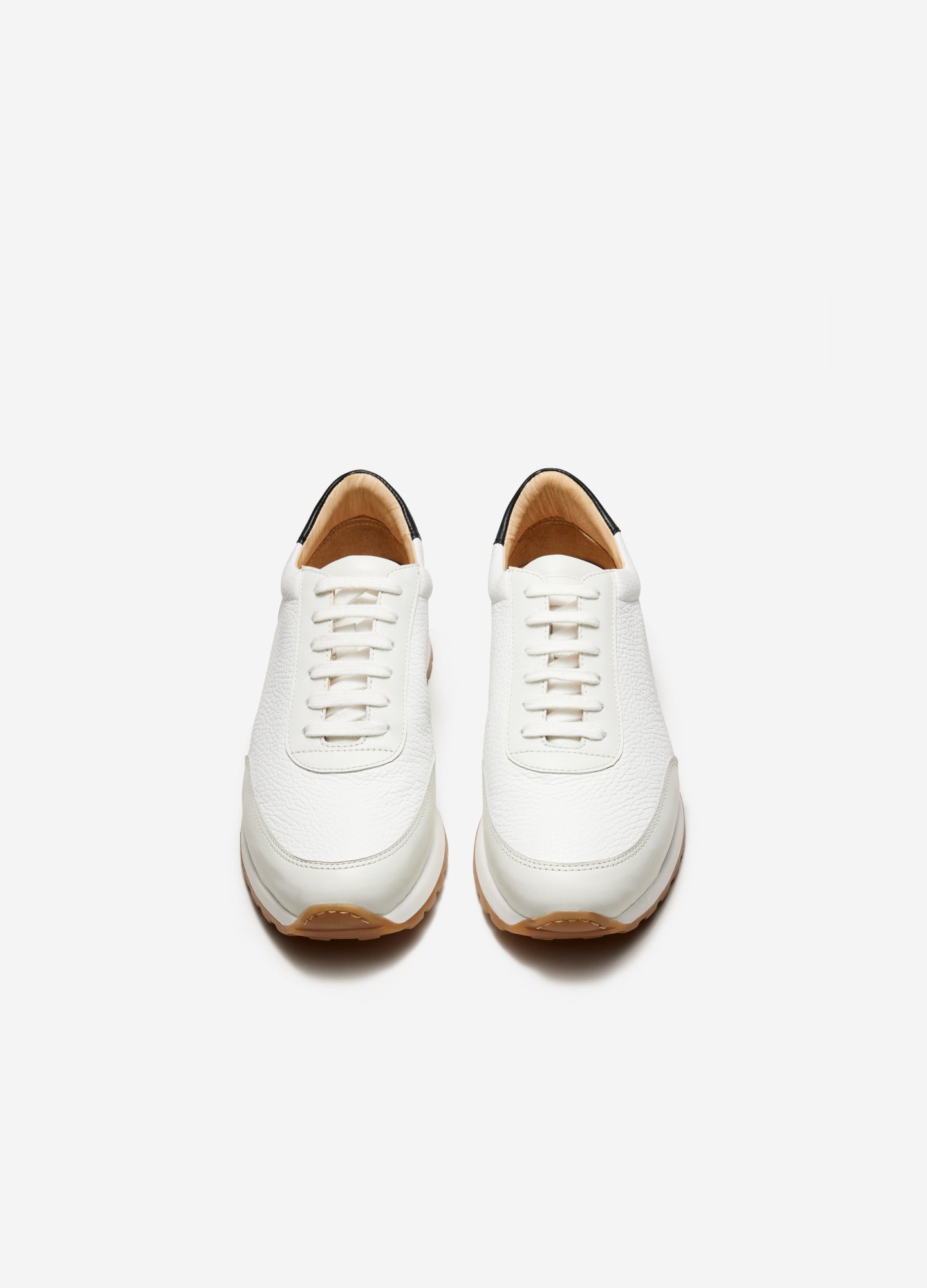Sneaker sportiva Full Grain bianca Combo